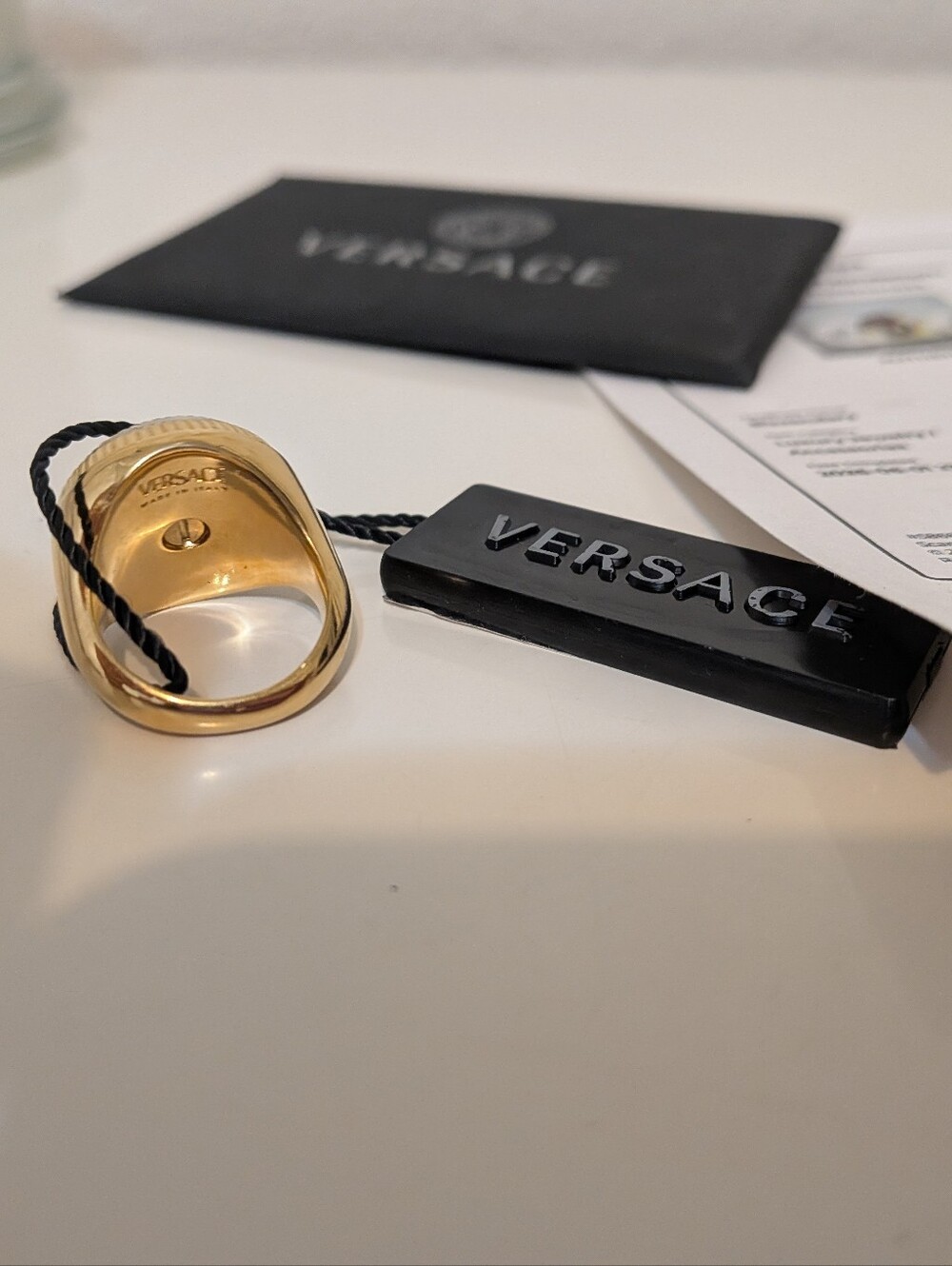 Versace Medusa Ring Nwt 5 - Picture 4 of 5